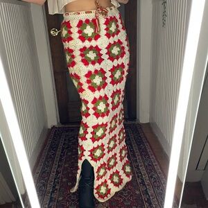 Hand-Knit Vintage Skirt